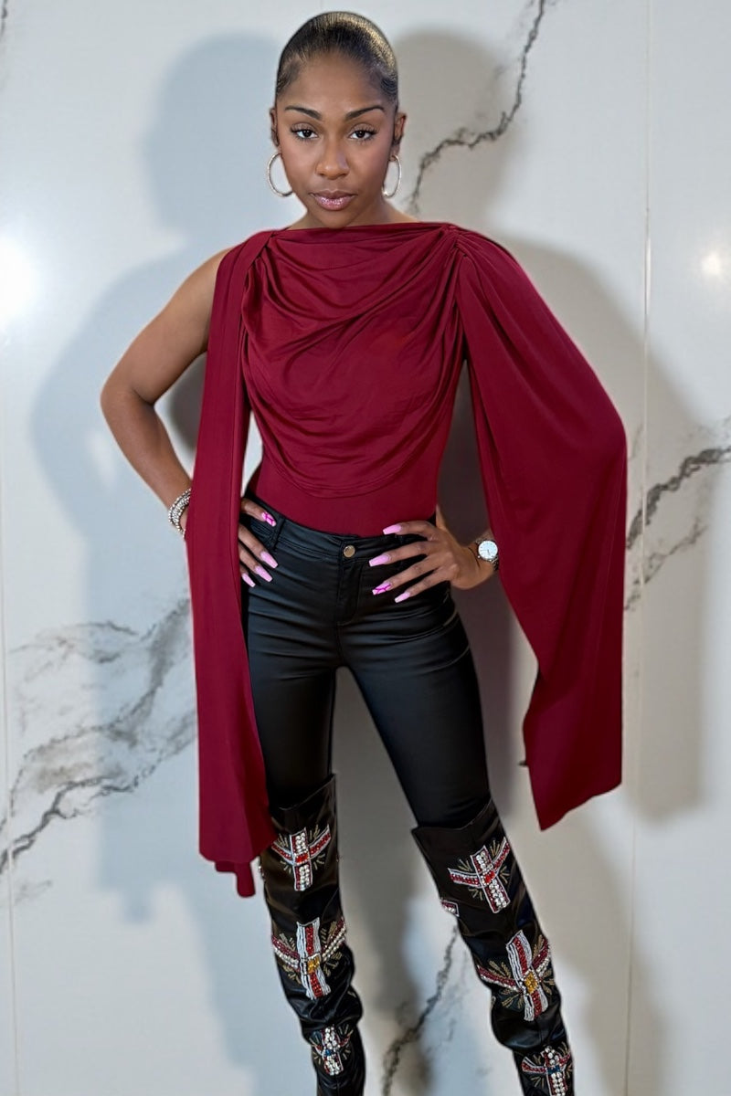 Cranberry Cape Bodysuit
