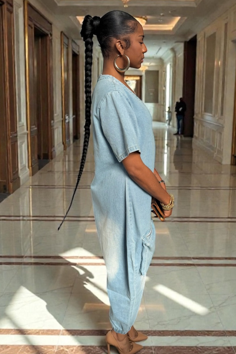 Cozy Denim Jumpsuit