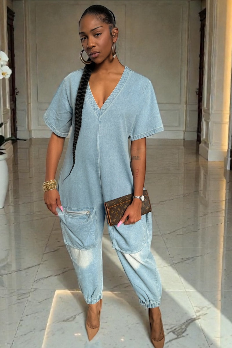 Cozy Denim Jumpsuit