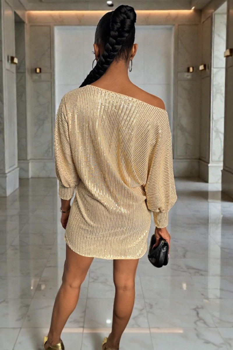 Surprise Gold Part Dress