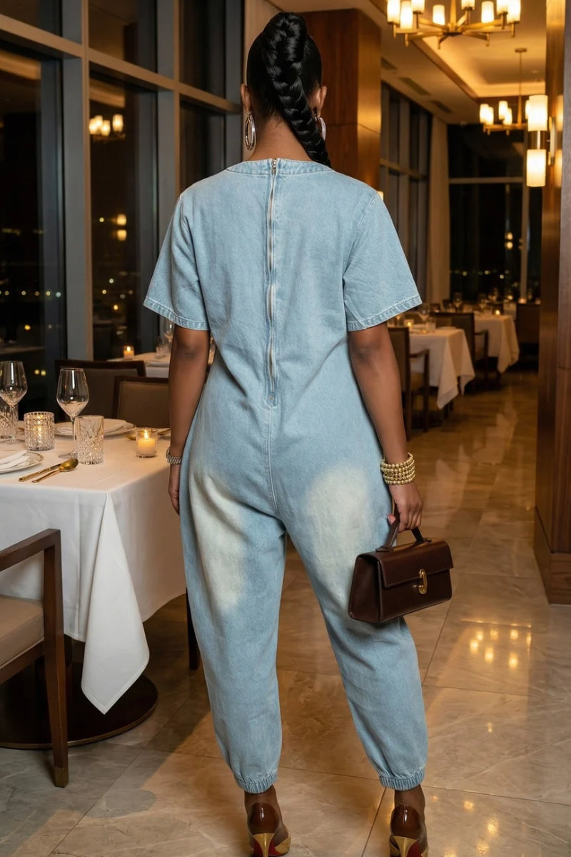 Cozy Denim Jumpsuit