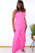 Playdate Pink Cargo Wide Leg Jumpsuit
