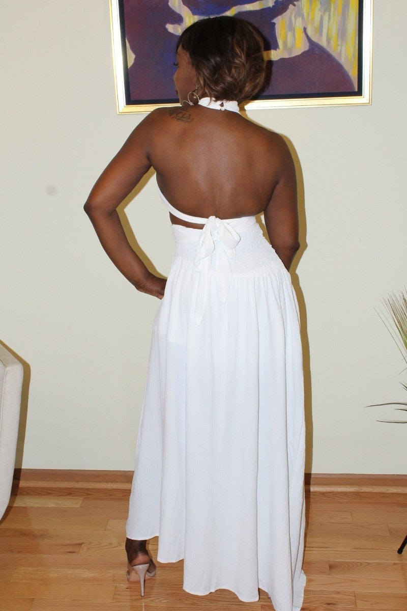 Chance 2 Piece Skirt Set White