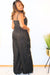 Playdate Black Wide Leg  Cargo Jumpsuit