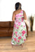 Maya G Floral Side Cutout Dress