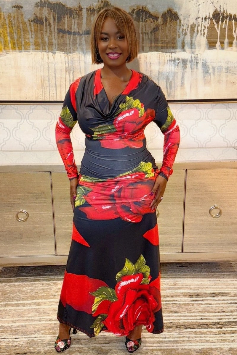 Garden Bodycon Dress