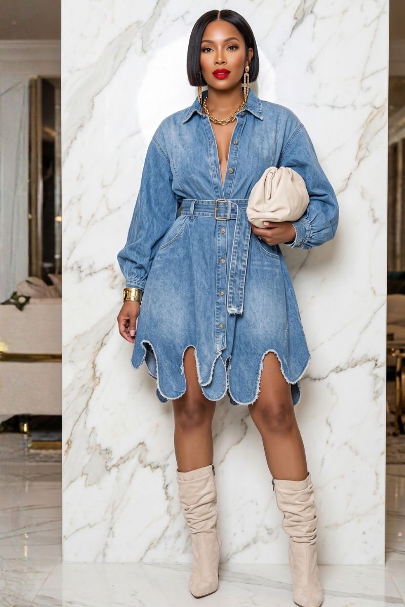 Destiny Denim Dress (PRE ORDER)
