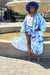 Sky Blue 2 Piece Kimono Set