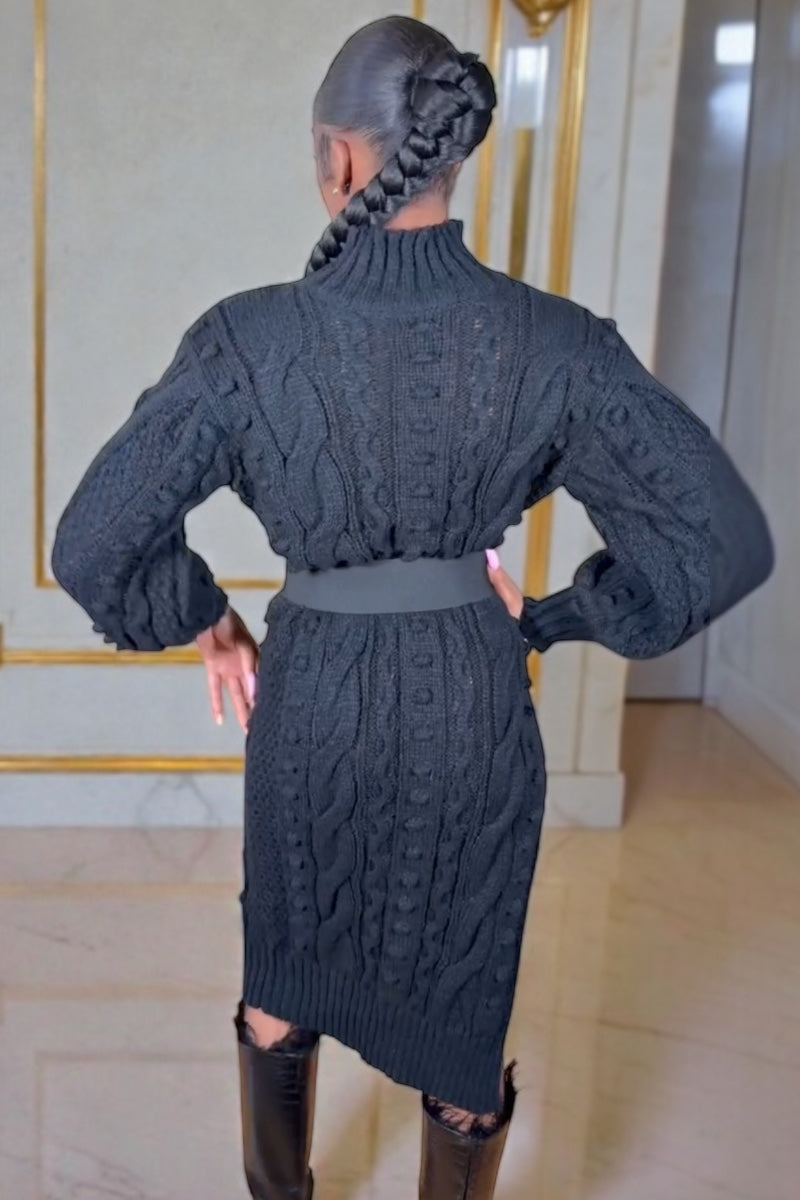 Midnight Sweater Dress