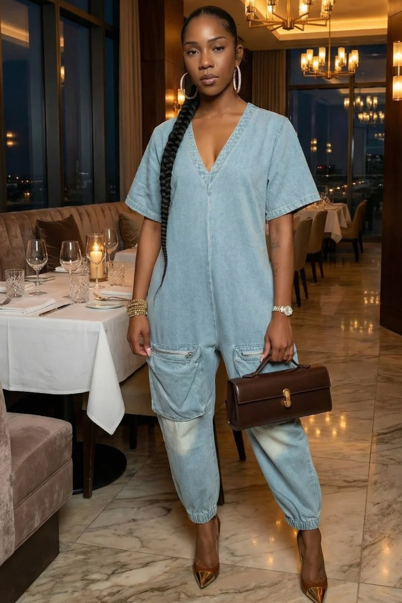 Cozy Denim Jumpsuit