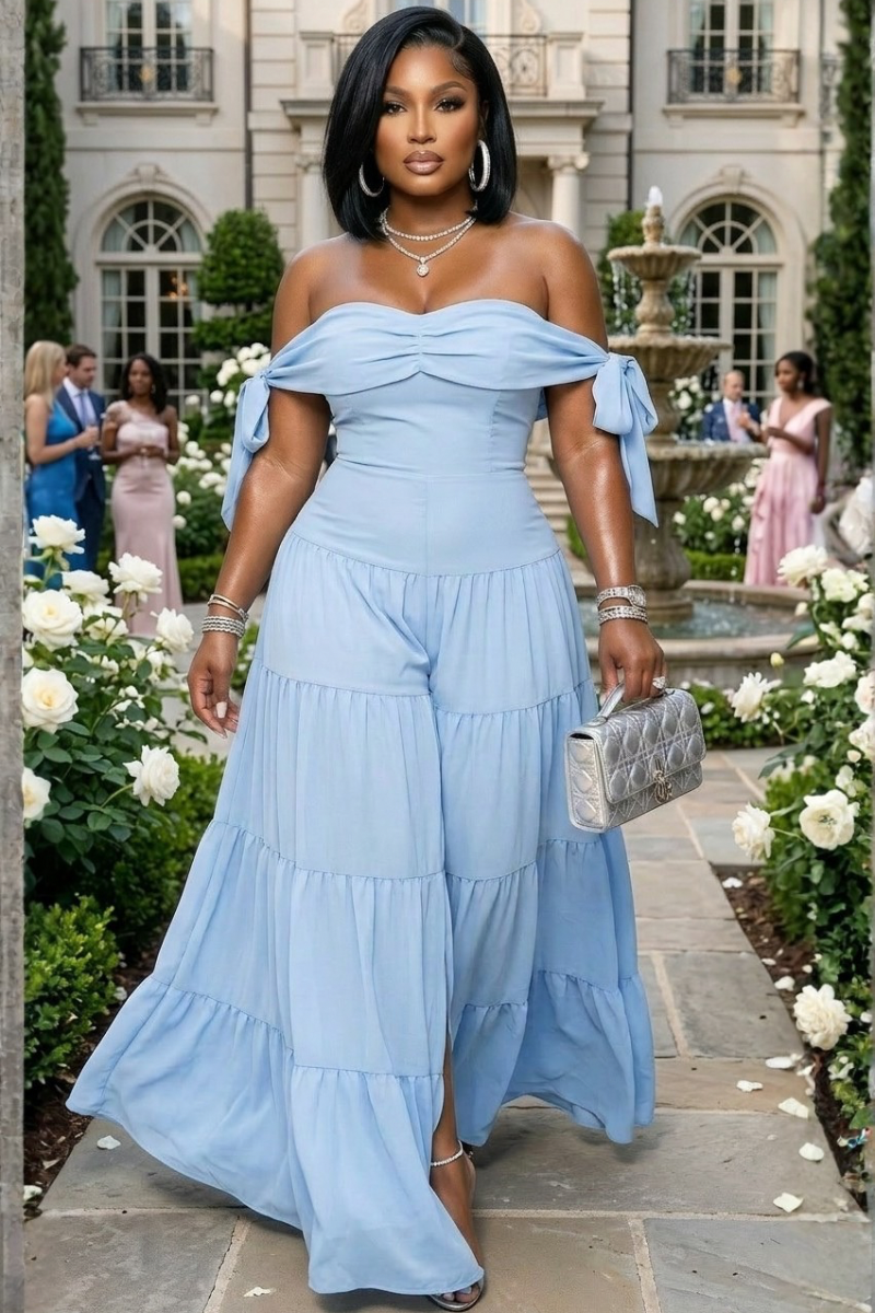 baby blu jumpsuit