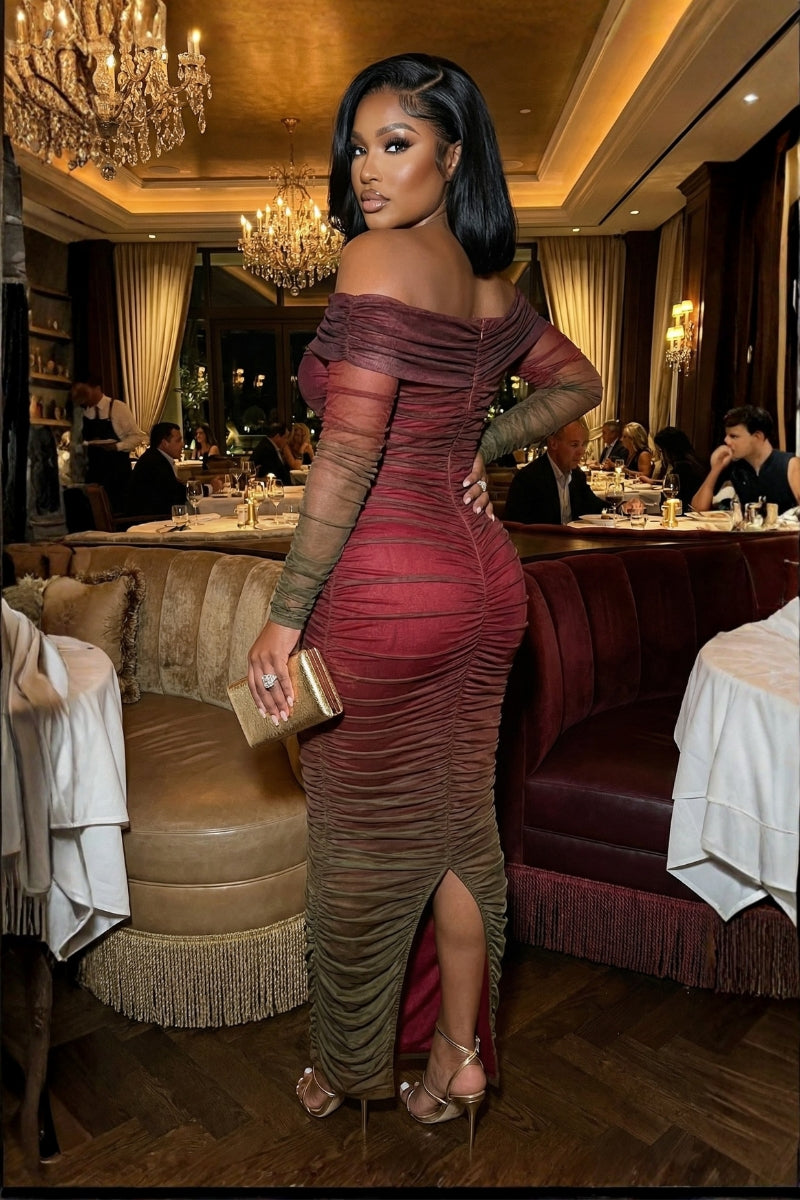 Rhapsody Olive Dress