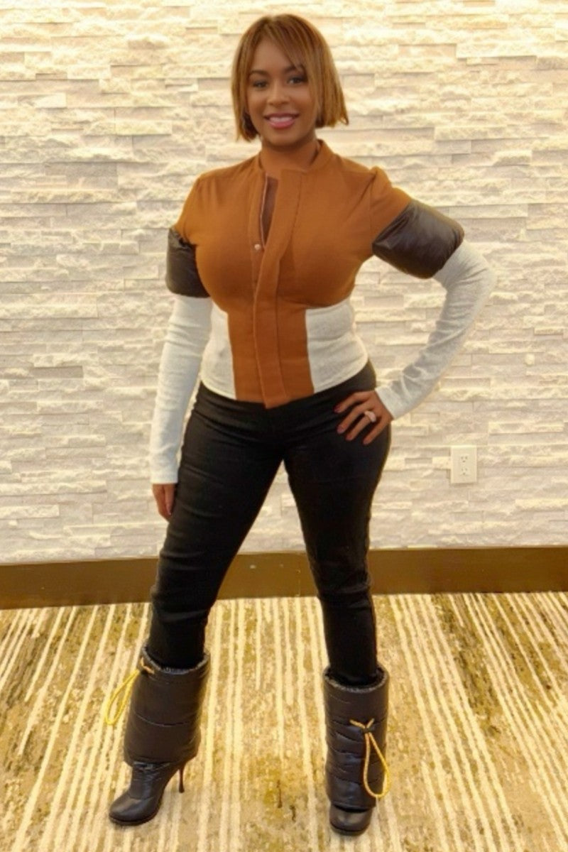 Dare Puff Sleeve Sweater