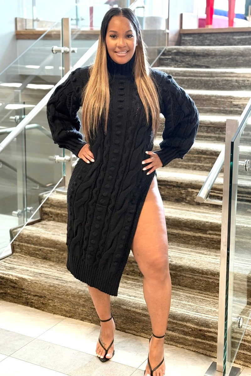 Midnight Sweater Dress