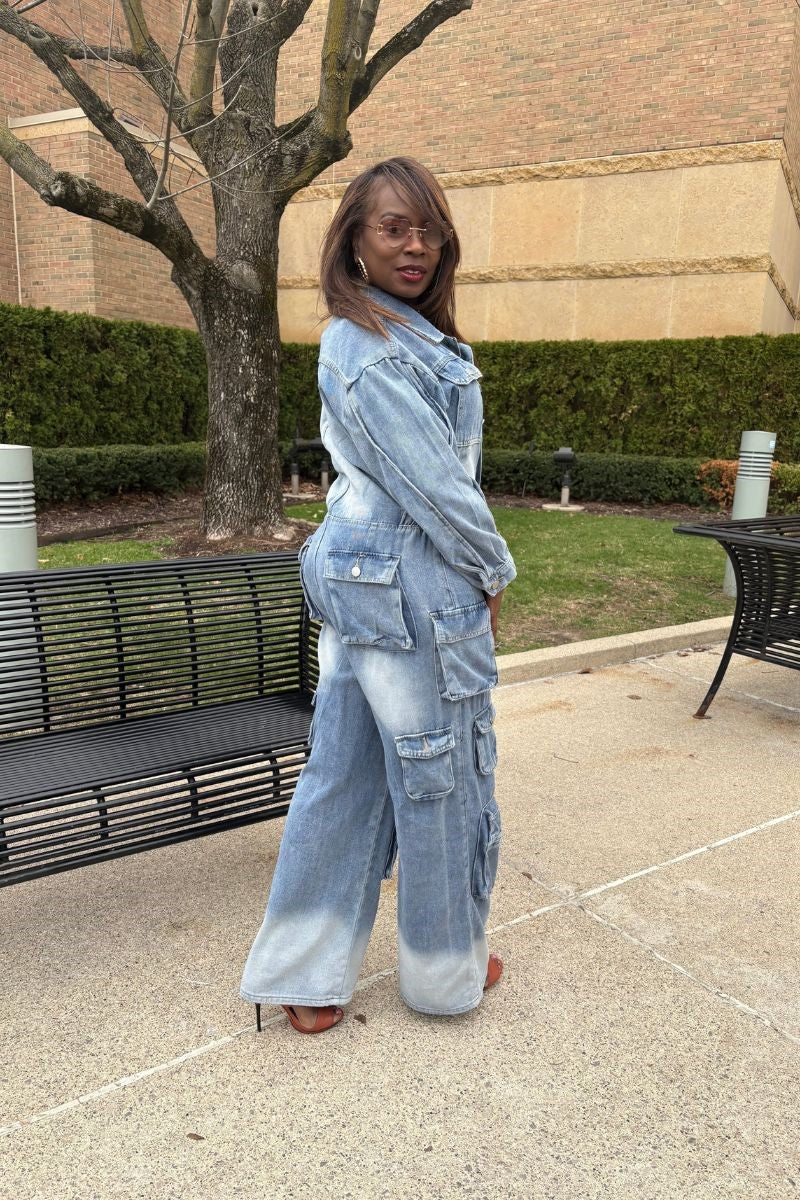 Bliss Denim Jumpsuit