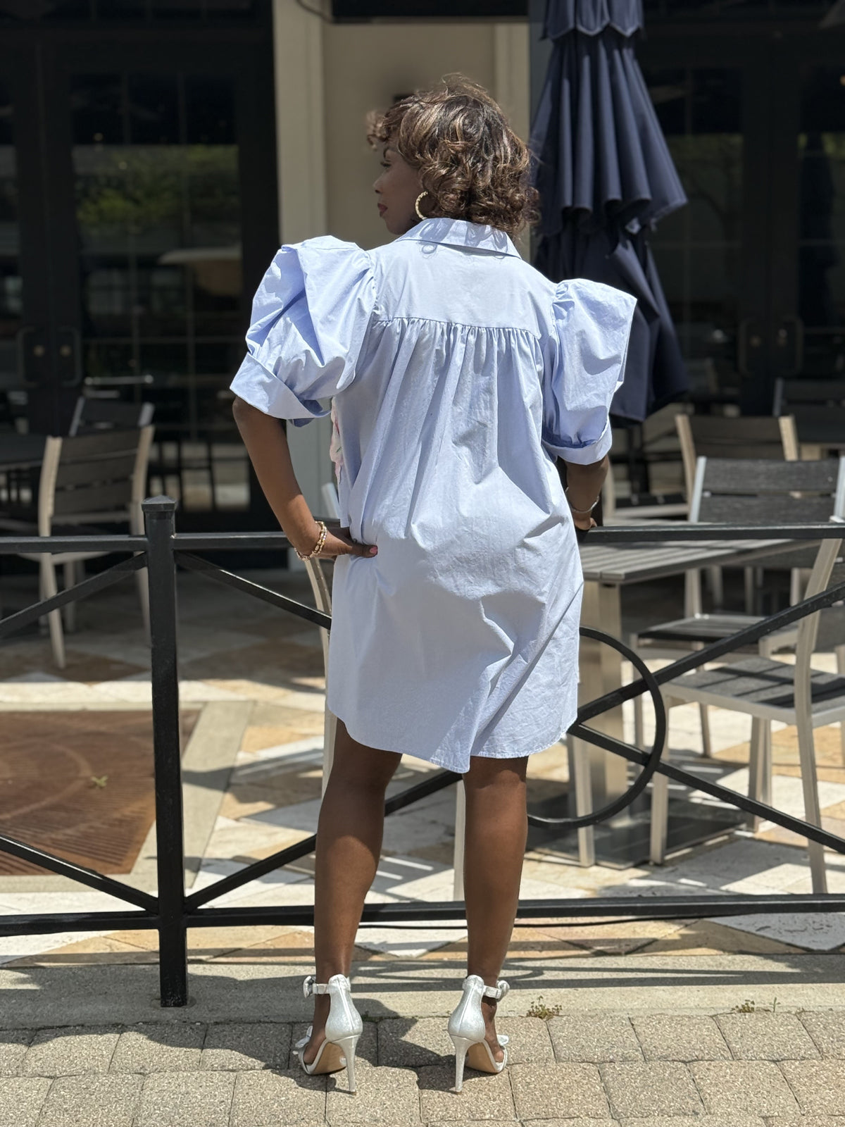 Pretty Pam Button Up Dress