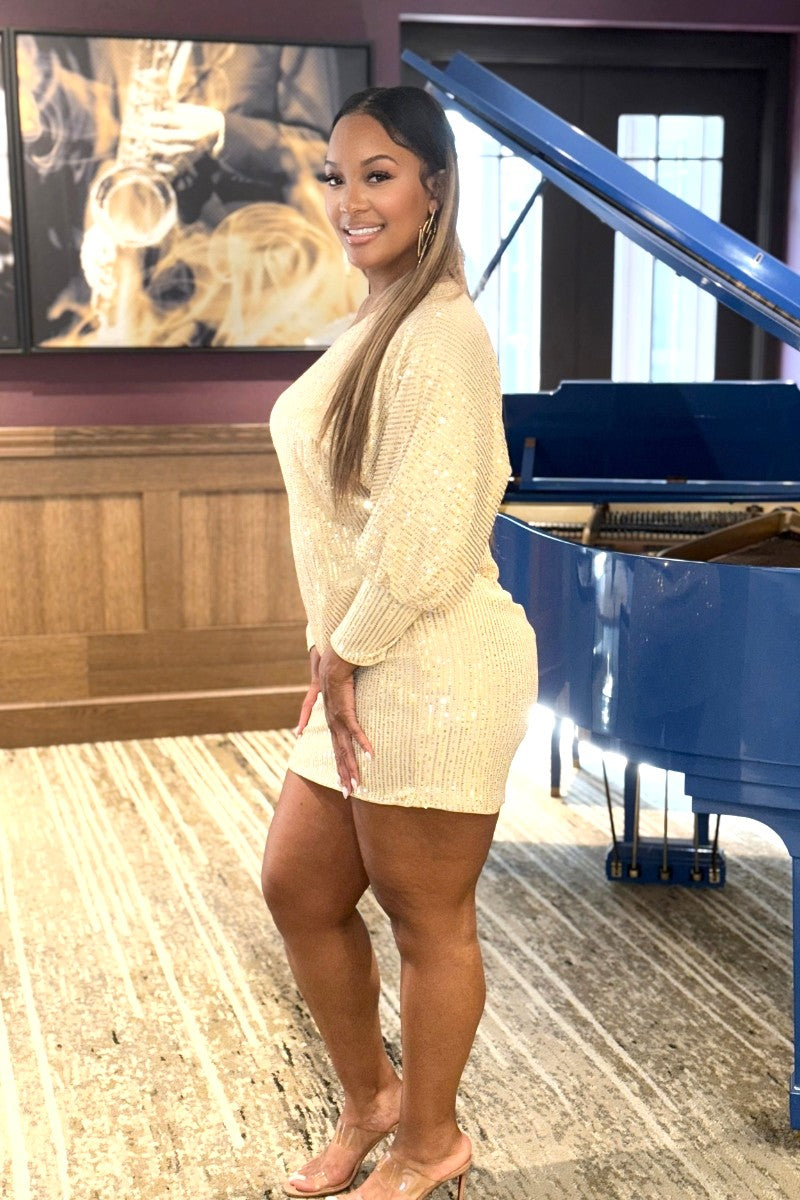 Surprise  Gold Part Dress