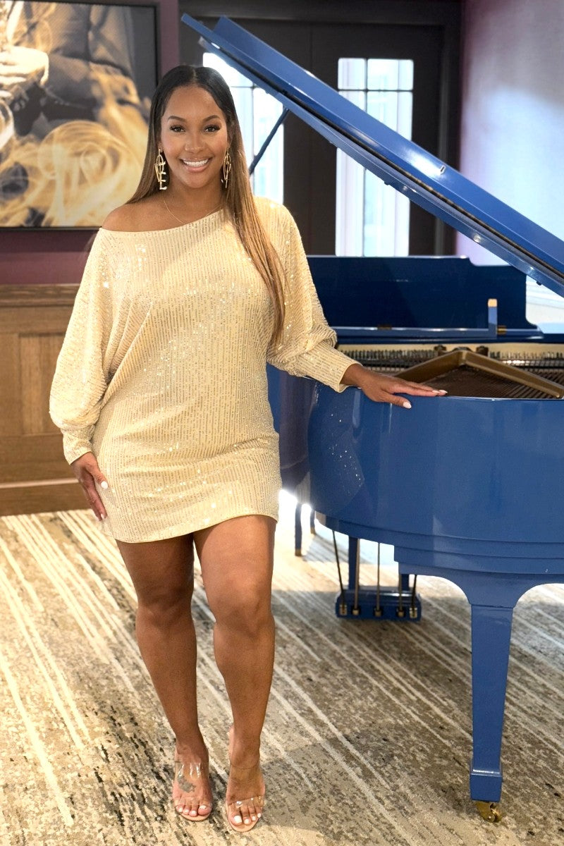 Surprise  Gold Part Dress