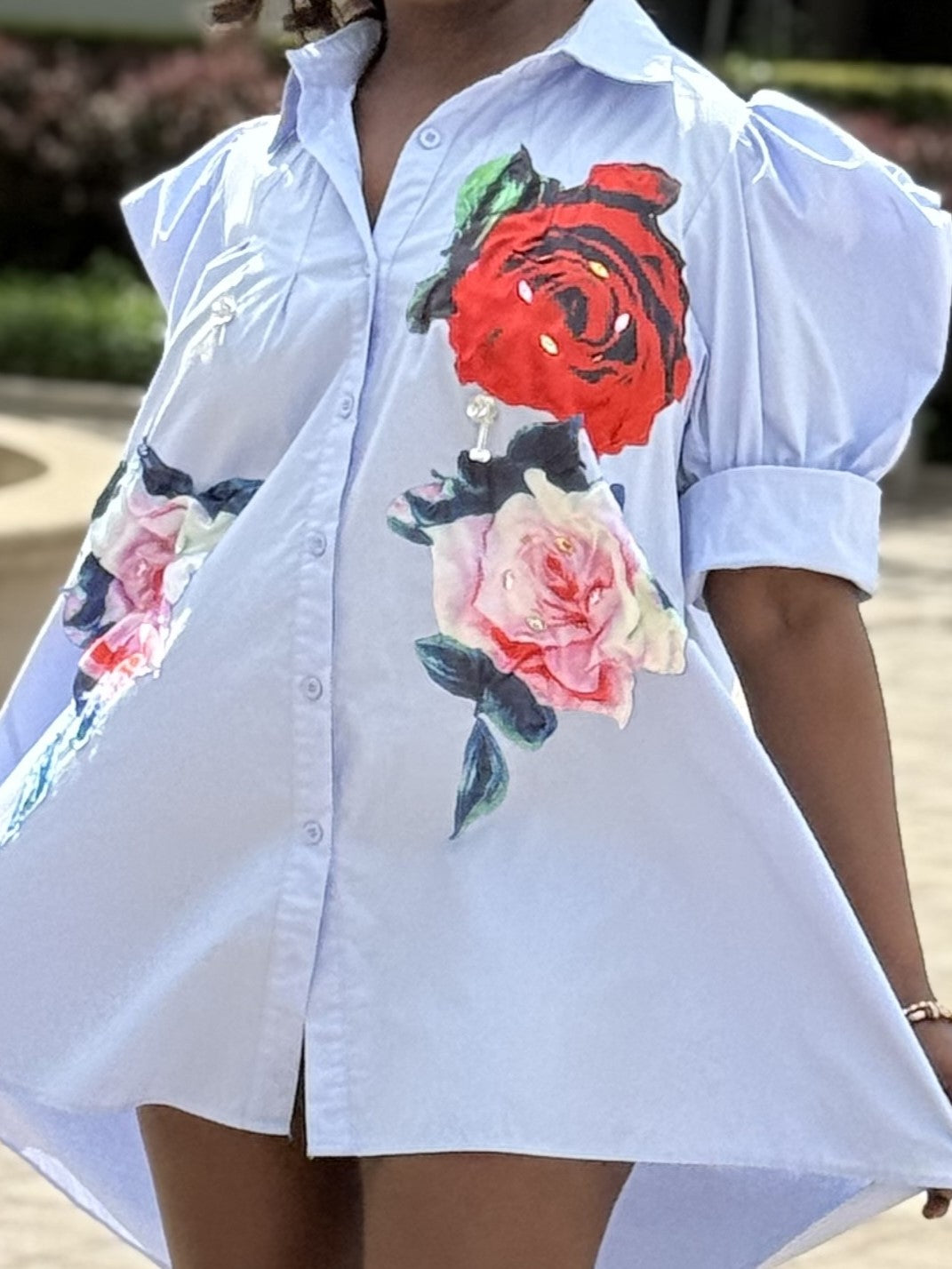 Pretty Pam Button Up Dress