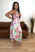 Maya G Floral Side Cutout Dress