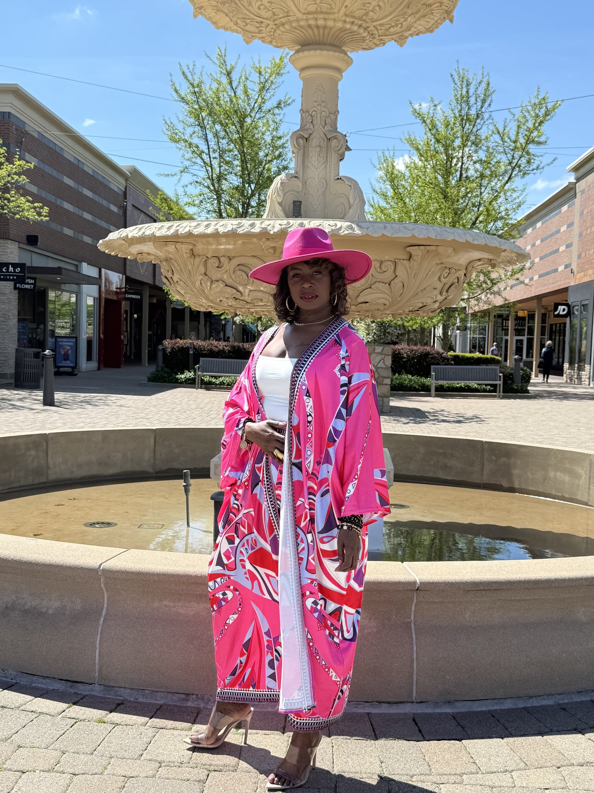 Pink Sass 2 PIECE Kimono Set $67.99