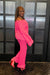 Gina Pink Knit Set