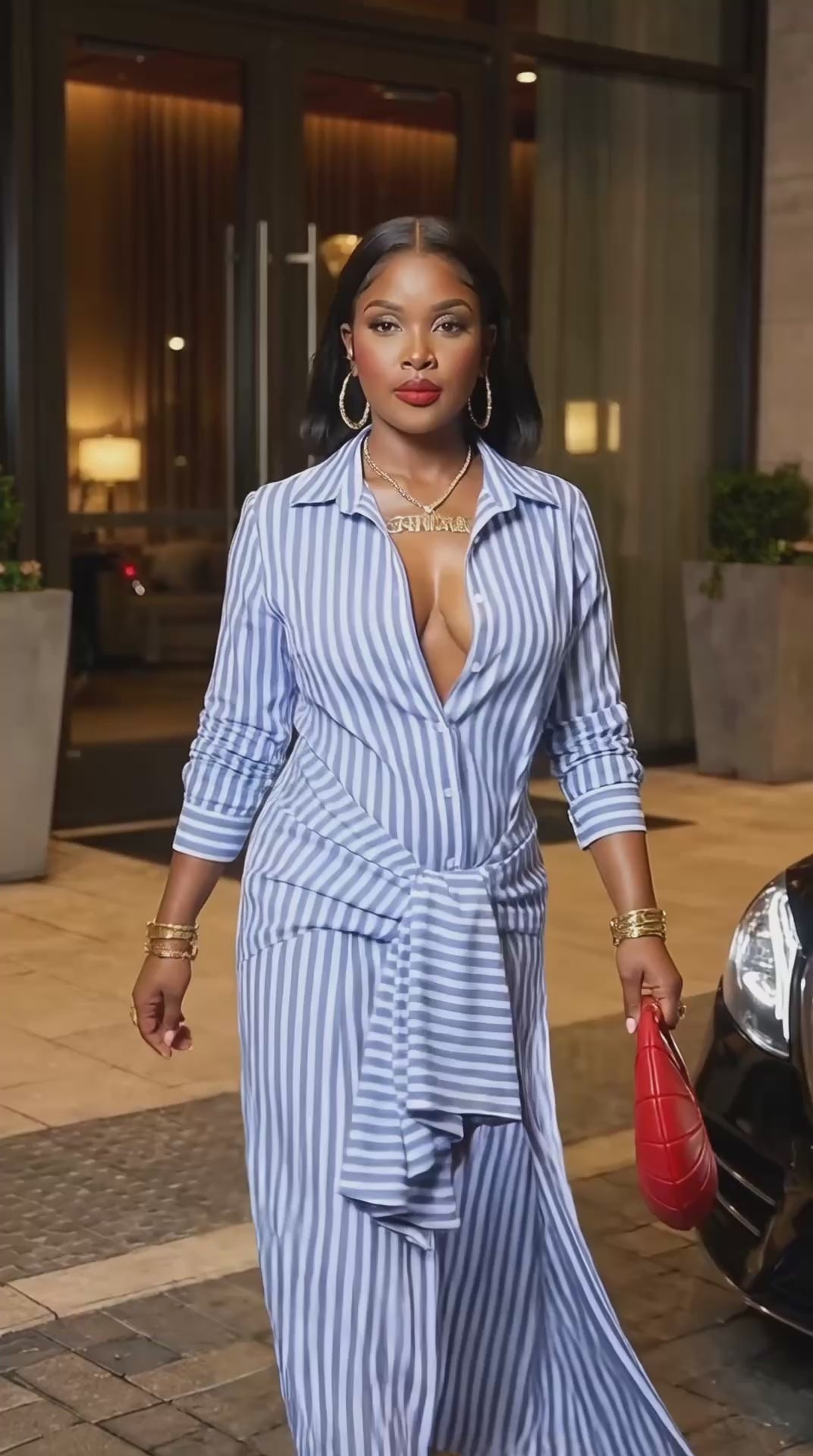 Feeling so good dress blue