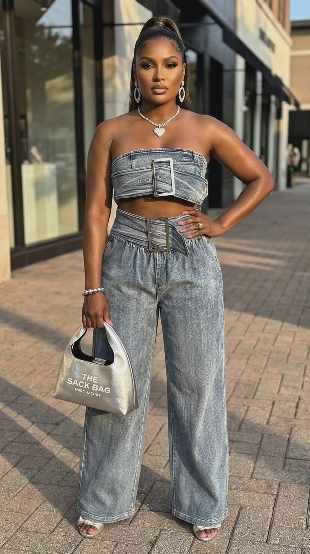 BUCKLES AND BANDS JUMPSUIT