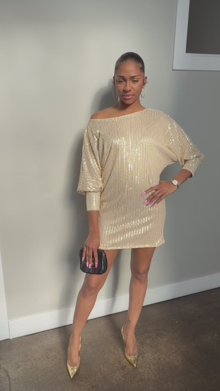 Surprise  Gold Part Dress