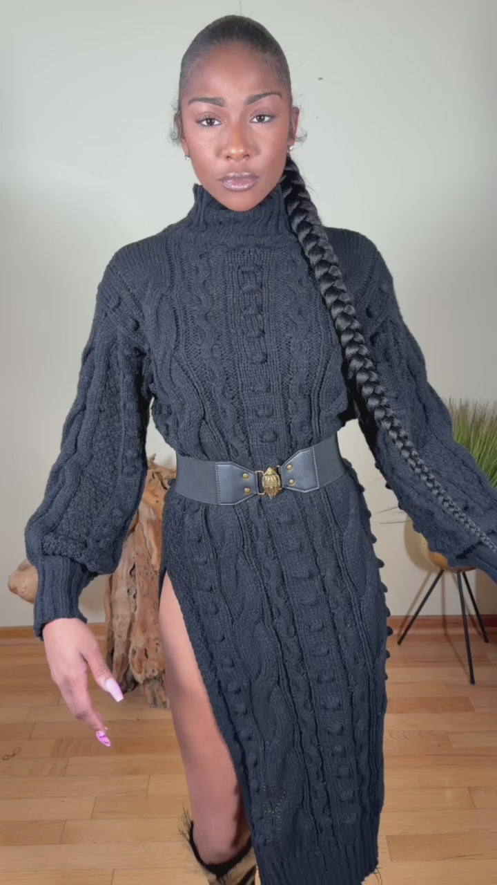 Midnight Sweater Dress