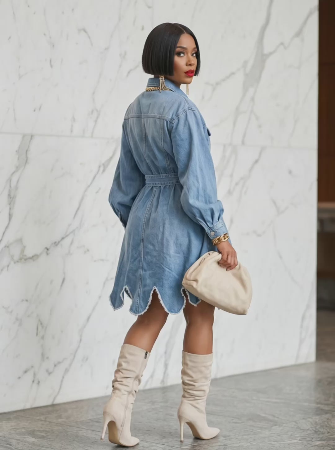 Destiny Denim Dress (PRE ORDER)