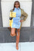 Get it Mini Denim Dress