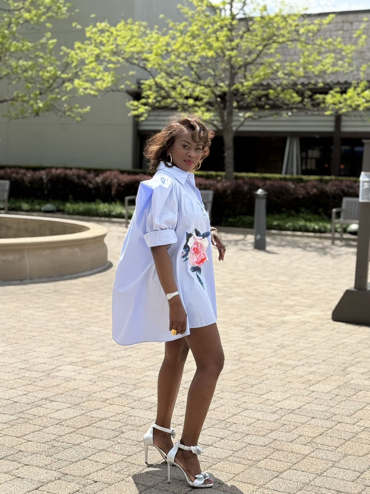 Pretty Pam Button Up Dress